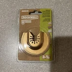 RW8946 Rockwell 3-1/8" Universal Carbide Grit Blade For Oscillating Multi-tools. Fixed Price $10.99.
