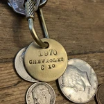 1970 Chevrolet C-10 Truck Solid Brass Key Fob Chevy Pick Up Longbed Fleet. Fixed Price $14.95.