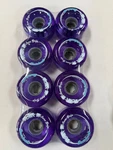 New Sure Grip Boardwalk 65MM Soft Outdoor Roller Skate Wheels - Purple. Fixed Price $36.99.