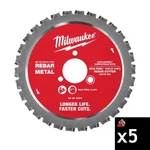 Milwaukee Cutting Blade For #10 1-1/4 Inch Rebar, 5 Pieces. Fixed Price $469.97.