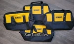 (4) Dewalt 15" 9" 10" Heavy Duty Nylon Contractor Tool Bags - New Free Ship!!. Fixed Price $76.90.