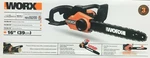 Worx WG303.1 14.5 Amp 16" Electric Chainsaw With Auto-tension. Fixed Price $169.95.