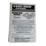Black Decker B&d Fire Storm Cordless Circular Saw Instruction Manual 14.4/15.6. Fixed Price $7.99.