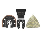 Dremel Universal Grout And Tile Oscillating Multi-tool Set (3-PIECE). Fixed Price $19.95.