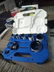 Lennox 9 Piece Hole Saw Kit. Fixed Price $68.00.