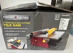 Chicago Electric Portable Wet Cutting Tile Saw 69231 W/7" Diamond Blade. Fixed Price $44.95.