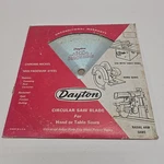 Dayton Circular Blade For Table Saws Combination Flat Ground Type. Fixed Price $12.88.