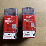 (2) Milwaukee Switchblade 1-3/8" Set Of 10 Blades Black (48-25-5320). Fixed Price $48.99.