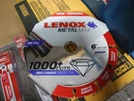 *new* Lenox Metalmax Diamond Grit 6" Cutting Wheel, 1972923, 795314. Fixed Price $19.95.