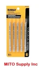 New Dewalt 5 Jig Saw Blades Pack - Select Tpi Free Shipping. Fixed Price $11.15.