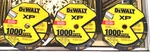 Lot Of 3 Dewalt Xp DW4770M Metal Cutting Wheels 7"X.06"X7/8" Diamond Arbor. Fixed Price $39.99.