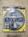 Irwin 12" 100T Trim Carbide Tipped Circular Saw Blade 14084 Finishing. Fixed Price $89.99.