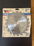 Vermont American 1/4" Carbide Saw Blade 20 Tooth P/n 27170,NEW. Fixed Price $8.50.