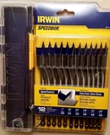 Irwin Speedbor Steel Wood 12 Piece Bit Set 1891775. Fixed Price $22.99.