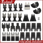 Findmall 31 Pcs Universal Wood Metal Oscillating Multitool Release Saw Blades. Fixed Price $17.89.