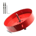 Hordion 162MM 3/8 Inch Hole Saw, Heavy Duty Bi-metal Saws Bit Tooth Cutti. Fixed Price $25.60.