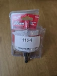 Milwaukee 49-56-9669 2-1/2 In. Dozer Bi-metal Hole Saw; 3/8 Arbor. Fixed Price $15.99.