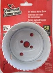 Vermont American 18552 3-1/4" Bi-metal Hole Saw. Fixed Price $5.50.