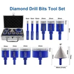 Diamond Hole Saw Kit Core Drilling Bit Set For Porcelain Tile Marble 11PCS/BOX. Fixed Price $71.20.