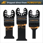 Powertec Oscillating Tool Blade Set 3PC Bi-metal Multi For Wood Cutting. Fixed Price $16.99.