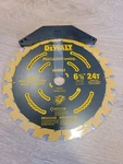 Dewalt Saw Blade 6.5" 24T Precision Framing Carbide Circular DW9199L New. Fixed Price $8.99.