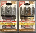 Diablo DOU125BW2PC Demon Bi-metal Oscillating Nail-embedded Wood Blade Set X. Fixed Price $37.00.