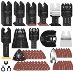 Leiluo 116 Pcs Multitool Blade Kits Cutting Sandpaper Oscillating Tool.... Fixed Price $43.30.
