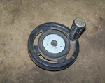 Craftsman 113.298761 10" Table Saw Handle, Crank Wheel Knob, For 1/2" Shaft. Fixed Price $18.99.