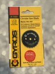 Gyros Tools 81-31222 Spring Steel Circular Ripsaw Blade 48 Tpi X 1-1/4 Dia. In.. Fixed Price $19.95.