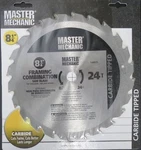 Master Mechanic 198815 8-1/4" X 24 Tooth Carbide Saw Blade. Fixed Price $6.50.