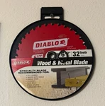 Diablo - D0632GP Wood & Metal Carbide Blade 6.5" X Teeth 5/8 Arbor. Fixed Price $18.00.