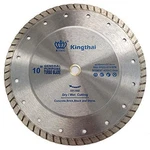 Kingthai 10 Inch Turbo Continuous Rim Concrete Diamond Saw Blade With 7/8" Ar.... Fixed Price $52.14.