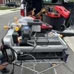 Chicago Electric Power Tools Corded Wet Tile Saw W/ Water Tray. Fixed Price $250.00.