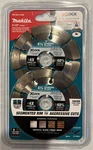 New Two (2) Makita Xlock Segmented Diamond Blades Masonry 4-1/2 E-07200. Fixed Price $18.55.