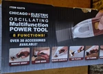 Chicago Electric Power Tools Oscillating 62279 Corded Red Silver 21000 Opm. Fixed Price $20.00.
