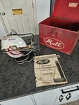 Mall Model 72 Circular Saw Corded Electric 115V With Carrying Case Silver Red. Fixed Price $40.00.