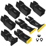 Dbsawmxn 58PCS Oscillating Tool Blades Kit, Titanium Extra Long& Wide Multito.... Fixed Price $63.04.