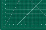 Dahle Vantage 10471 Premium Self-healing Cutting Mat, 12"X18", 1/2" Grid, 5 Laye. Fixed Price $24.75.