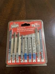 Vermont American 30049 15PC Jig Saw Blade Set U-shank New Missing. Fixed Price $10.00.