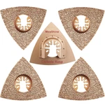 Mirashine 5PCS Oscillating Multitool Triangular Carbide Grit Rasp Blades, Tiangl. Fixed Price $49.70.