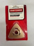 Genuine Craftsman Carbide Triangular Rasp For Multi-tools 2 Pack 67654. Fixed Price $8.99.