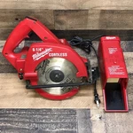 Milwaukee 6305 12V 6-1/4 Circular Saw W/charger 48-59-0190 *no Battery* As-is. Fixed Price $49.95.