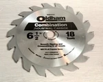 Oldham Saw Blade 6.5" Tooth Combination B650-4218. Fixed Price $9.99.