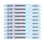 10 Piece 14-TPI Thick Metal Cutting Reciprocating Saw Blades 9-INCH 14T. Fixed Price $48.55.