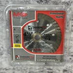 New Mk Diamond 4.5" Contractor Plus Turbo Blade 166999 General Purpose Pro. Fixed Price $10.99.