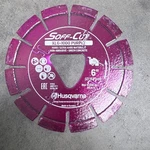 Husqvarna Soff-cut XL6-1000 Purple 6" Pack Diamond Saw Blade For Concrete. Fixed Price $200.00.