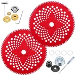 2 Pack 10" X80T Carbide Tip Brush Cutter Blades Weed Eater Usa. Fixed Price $25.89.