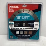 Makita B-69630 10 Segmented Rim Diamond Blade For Concrete Cutting New. Fixed Price $87.27.