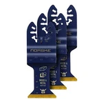 Norske NOTP272 1-1/4 Wood & Metal Flush Cut Titanium Oscillating (3 Pack Set). Fixed Price $23.74.