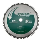 Tomax 12-INCH 80 Tooth Atb Fine Finish Saw Blade With 1-INCH Arbor. Fixed Price $51.71.